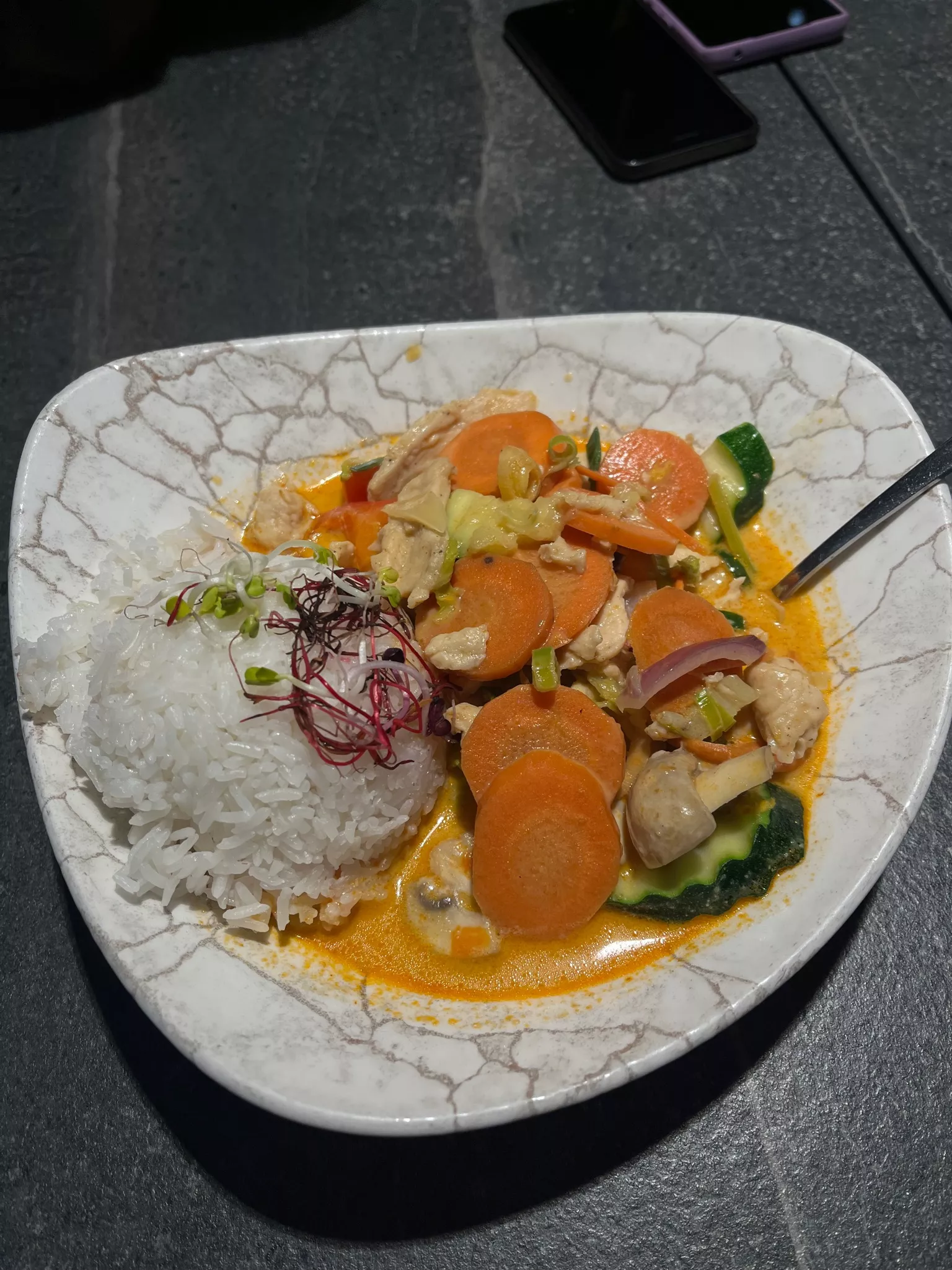 Thai curry - Restaurant Leboq