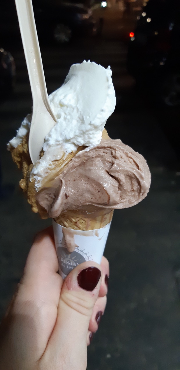 Gelato de la Gelateria La Romana