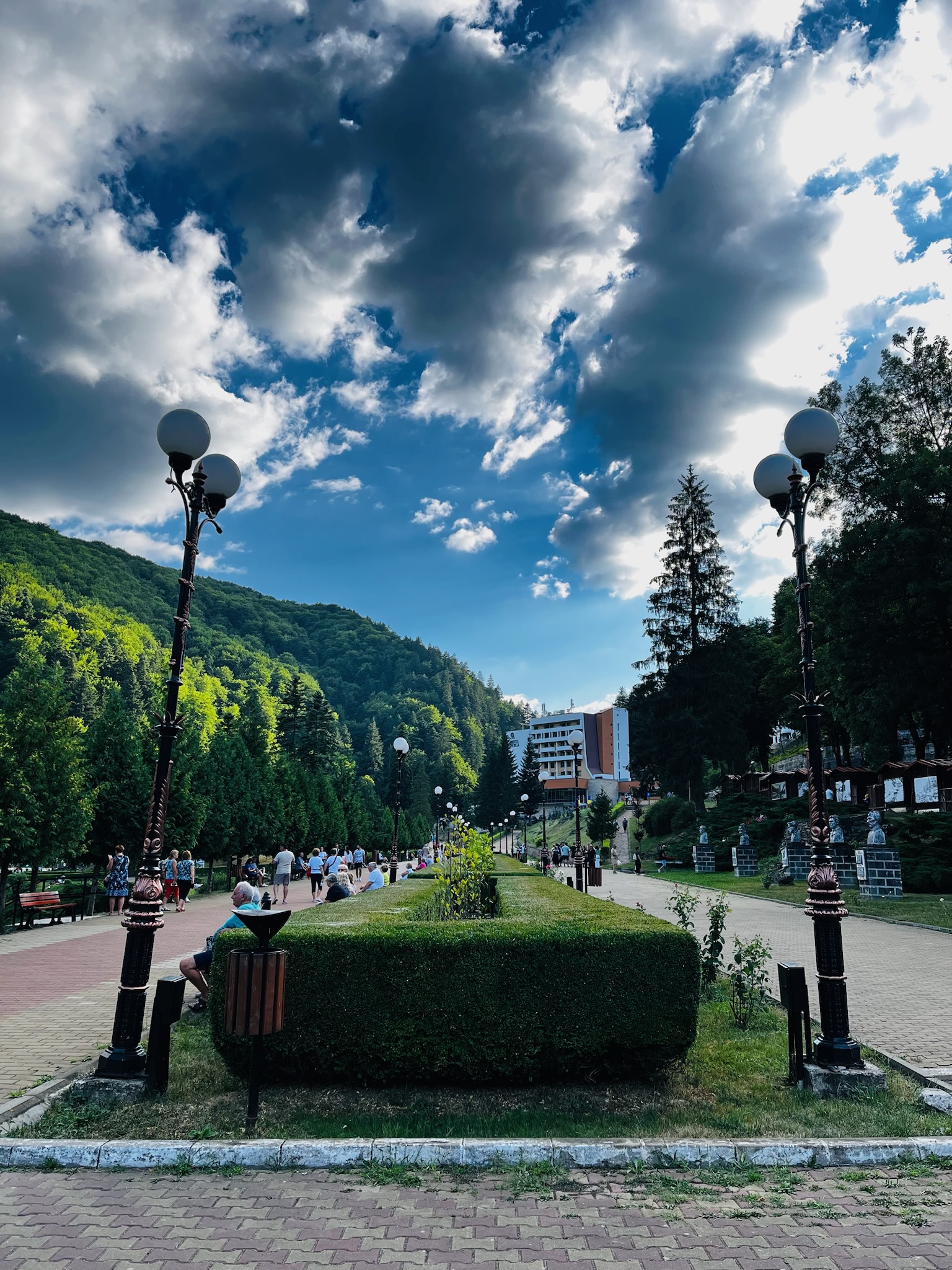 Parcul Central din Slănic Moldova